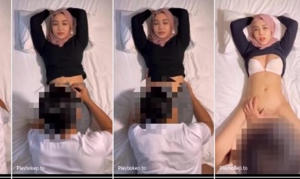 Abg Jilbab Ngewe Sambil Pasrah