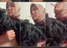 Hijab Cantik Ladeni Nafsu Pacarnya